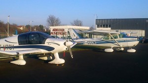 La flotte de l'Aéroclub d'Auvergne