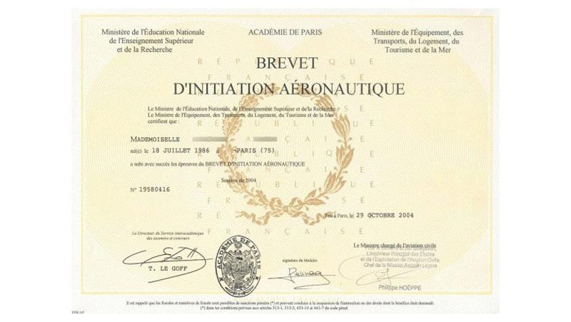 Brevets et Diplômes de pilotage